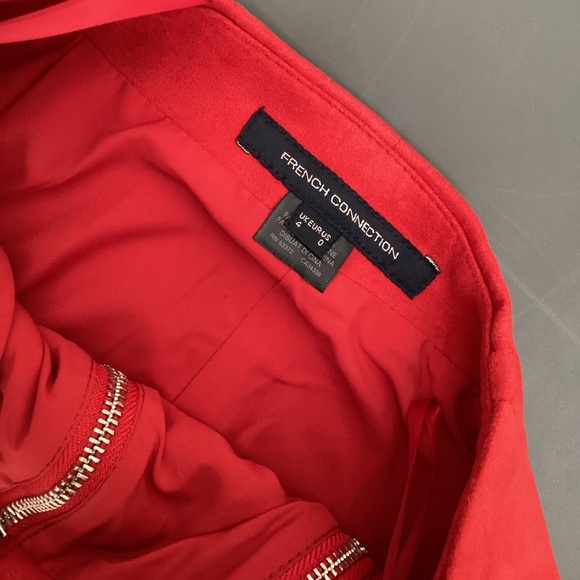 Red Mini Skirt - Picture 2 of 3